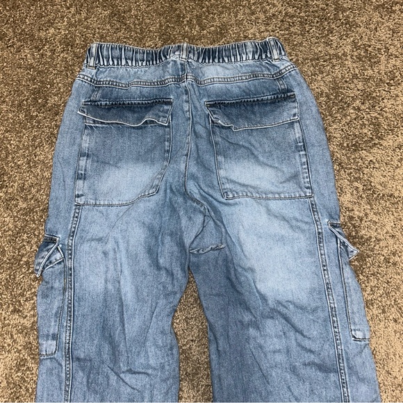 HABITUAL Jeans Women S  Cargo Barrel Skater Festival Grunge Soft Travel Comfort - Picture 6 of 11